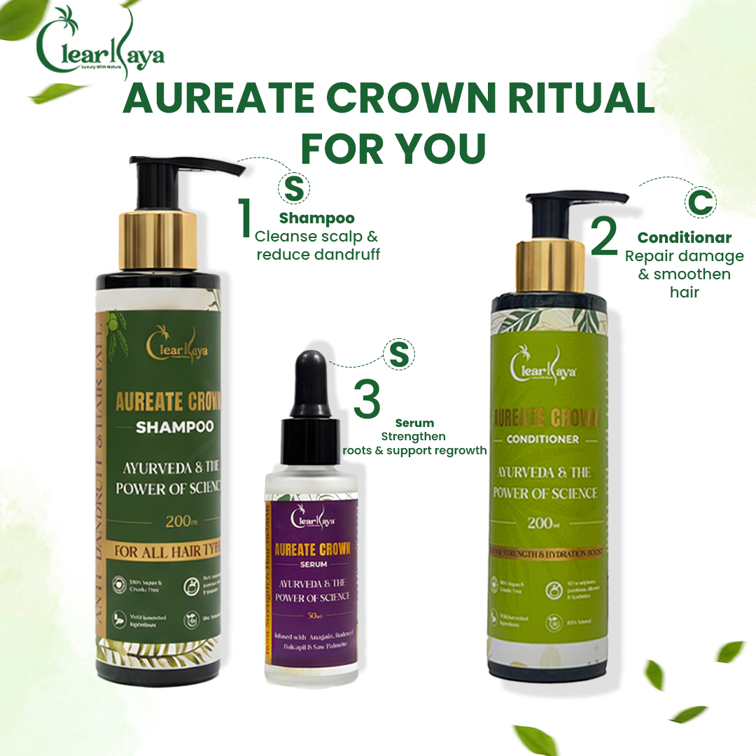 ClearKaya Aureate Crown Anti-Dandruff & Hair Fall Shampoo (200 ml) - Image 6